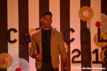 Yashyra Gonzalez y Carlos Santana, Miss y Míster de El Caracol 2018 (Foto Francisco Javier Santana)